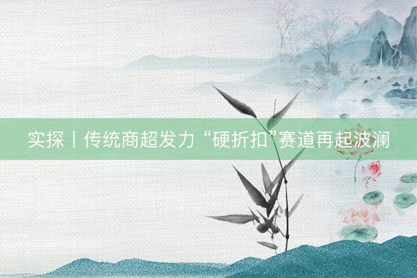实探丨传统商超发力 “硬折扣”赛道再起波澜