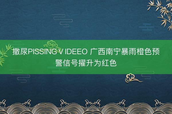 撒尿PISSINGⅤIDEEO 广西南宁暴雨橙色预警信号擢升为红色